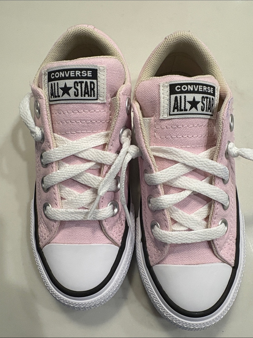 Converse Pink Low Top Canvas Sneakers